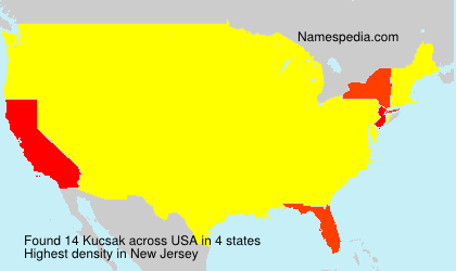 Surname Kucsak in USA Surname Kucsak in USA