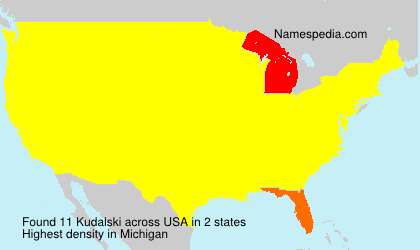 Surname Kudalski in USA Surname Kudalski in USA