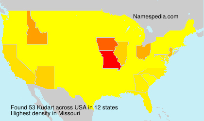 Surname Kudart in USA Surname Kudart in USA