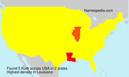 Surname Kudr in USA Surname Kudr in USA