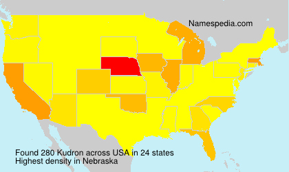 Surname Kudron in USA Surname Kudron in USA