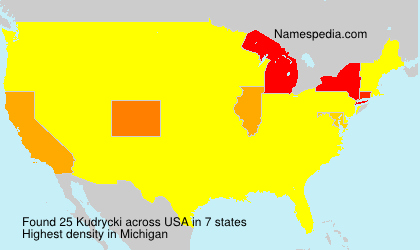 Surname Kudrycki in USA Surname Kudrycki in USA