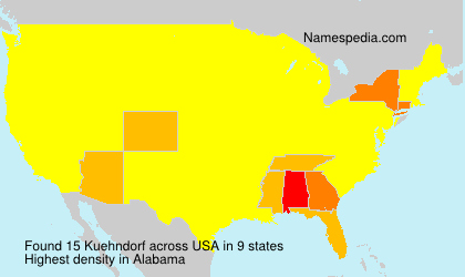 Surname Kuehndorf in USA Surname Kuehndorf in USA