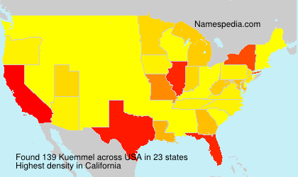 Surname Kuemmel in USA Surname Kuemmel in USA
