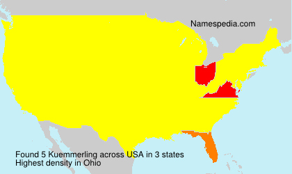 Surname Kuemmerling in USA Surname Kuemmerling in USA