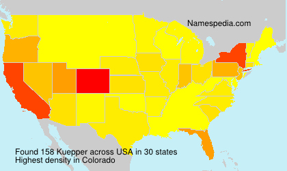 Surname Kuepper in USA Surname Kuepper in USA