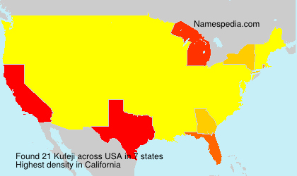 Surname Kufeji in USA Surname Kufeji in USA