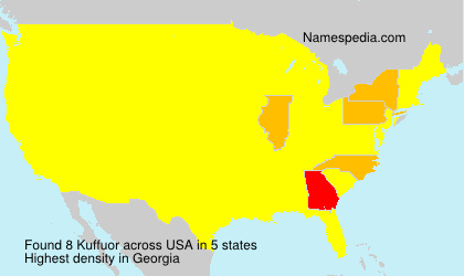 Surname Kuffuor in USA Surname Kuffuor in USA