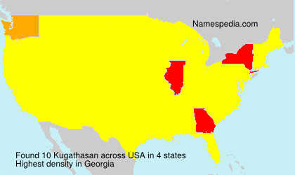 Surname Kugathasan in USA