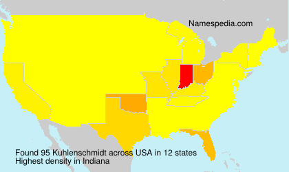 Surname Kuhlenschmidt in USA Surname Kuhlenschmidt in USA