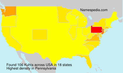 Surname Kuhta in USA Surname Kuhta in USA