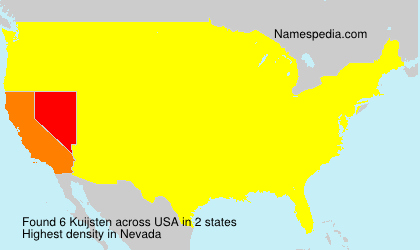 Surname Kuijsten in USA Surname Kuijsten in USA