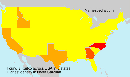 Surname Kuitko in USA Surname Kuitko in USA