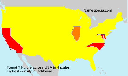 Surname Kujore in USA Surname Kujore in USA