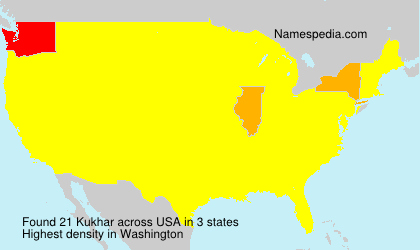 Surname Kukhar in USA Surname Kukhar in USA