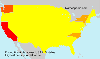 Surname Kukhta in USA Surname Kukhta in USA
