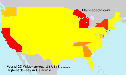 Surname Kukier in USA Surname Kukier in USA