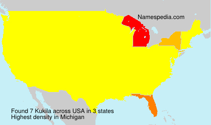 Surname Kukila in USA Surname Kukila in USA