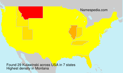 Surname Kulawinski in USA Surname Kulawinski in USA