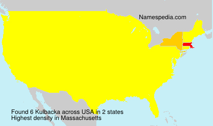 Surname Kulbacka in USA Surname Kulbacka in USA