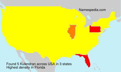 Surname Kulendran in USA Surname Kulendran in USA