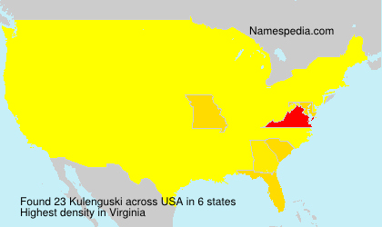 Surname Kulenguski in USA Surname Kulenguski in USA