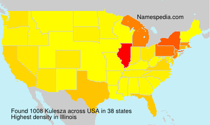 Surname Kulesza in USA Surname Kulesza in USA