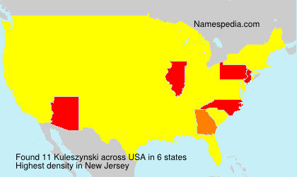 Surname Kuleszynski in USA Surname Kuleszynski in USA