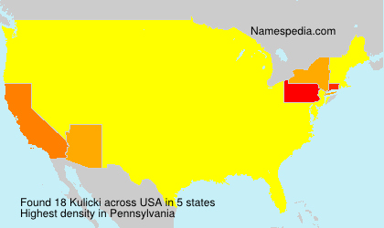 Surname Kulicki in USA Surname Kulicki in USA