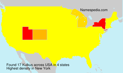 Surname Kulkus in USA Surname Kulkus in USA