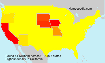 Surname Kullbom in USA Surname Kullbom in USA
