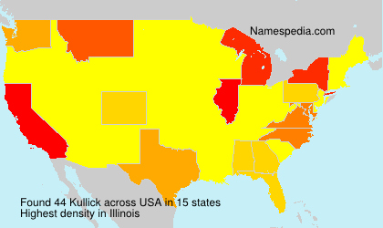 Surname Kullick in USA Surname Kullick in USA