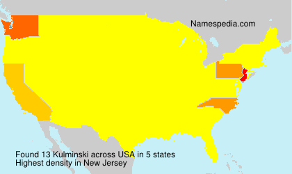 Surname Kulminski in USA Surname Kulminski in USA