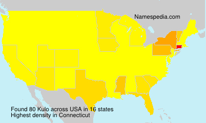 Surname Kulo in USA Surname Kulo in USA