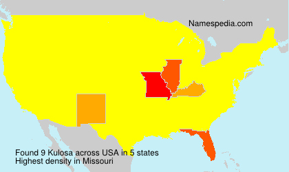 Surname Kulosa in USA Surname Kulosa in USA