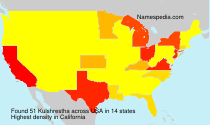 Surname Kulshrestha in USA Surname Kulshrestha in USA