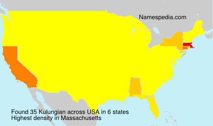 Surname Kulungian in USA Surname Kulungian in USA