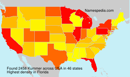 Surname Kummer in USA Surname Kummer in USA