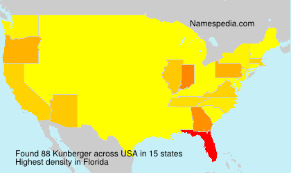 Surname Kunberger in USA Surname Kunberger in USA
