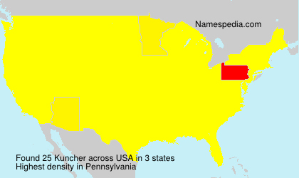 Surname Kuncher in USA Surname Kuncher in USA