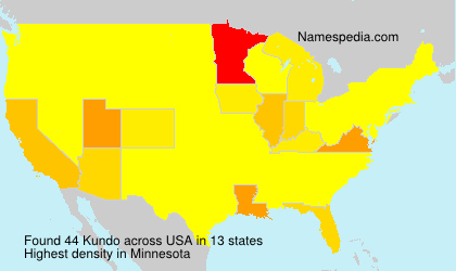 Surname Kundo in USA Surname Kundo in USA