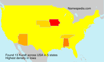 Surname Kundt in USA Surname Kundt in USA