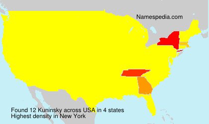Surname Kuninsky in USA Surname Kuninsky in USA
