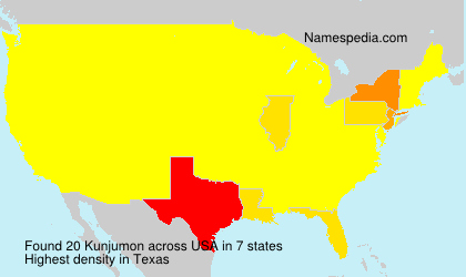 Surname Kunjumon in USA Surname Kunjumon in USA