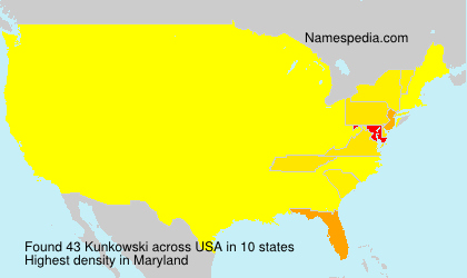 Surname Kunkowski in USA Surname Kunkowski in USA