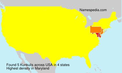 Surname Kunkulis in USA Surname Kunkulis in USA