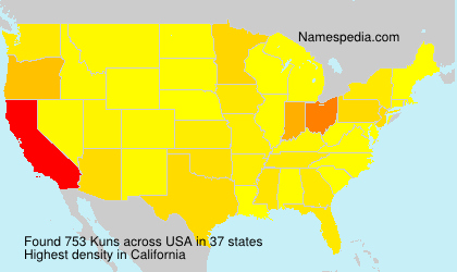 Surname Kuns in USA Surname Kuns in USA