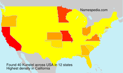 Surname Kunstel in USA Surname Kunstel in USA