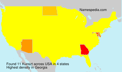 Surname Kunszt in USA Surname Kunszt in USA