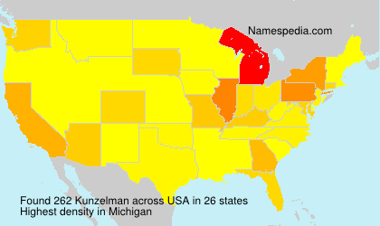Surname Kunzelman in USA Surname Kunzelman in USA